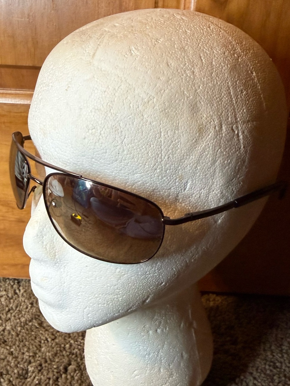Classic Aviator Sunglasses Polarized Metal Frame Military Style Bayonet Temples